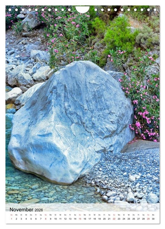 Produktbild: Naturerlebnis Samaria Schlucht auf Kreta (Wandkalender 2026 DIN A4 hoch), CALVENDO Monatskalender