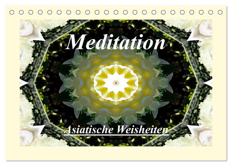 Produktbild: Meditation - Asiatische Weisheiten (Tischkalender 2026 DIN A5 quer), CALVENDO Monatskalender
