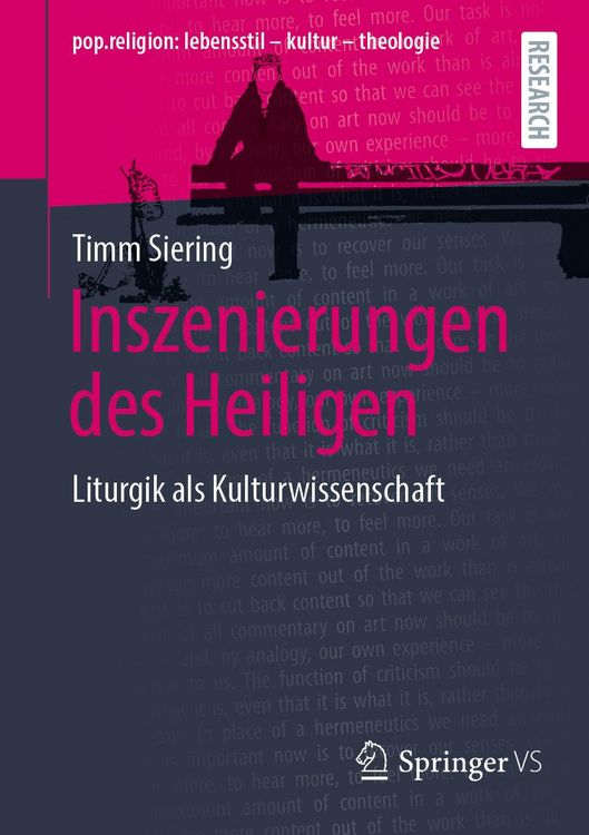 Produktbild: Inszenierungen des Heiligen