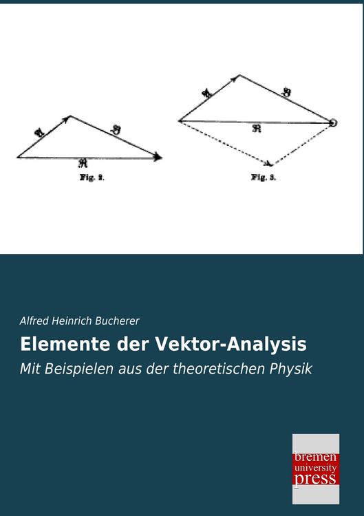 Produktbild: Elemente der Vektor-Analysis