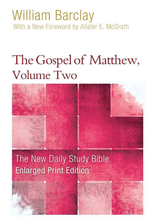 Produktbild: The Gospel of Matthew, Volume 2 (Enlarged Print)