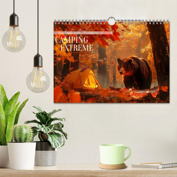 Produktbild: Camping Extreme (Wandkalender 2027 DIN A4 quer), CALVENDO Monatskalender