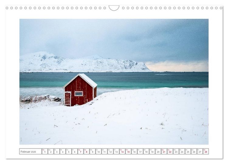 Produktbild: Geheimnisvolle Lofoten (Wandkalender 2026 DIN A3 quer), CALVENDO Monatskalender
