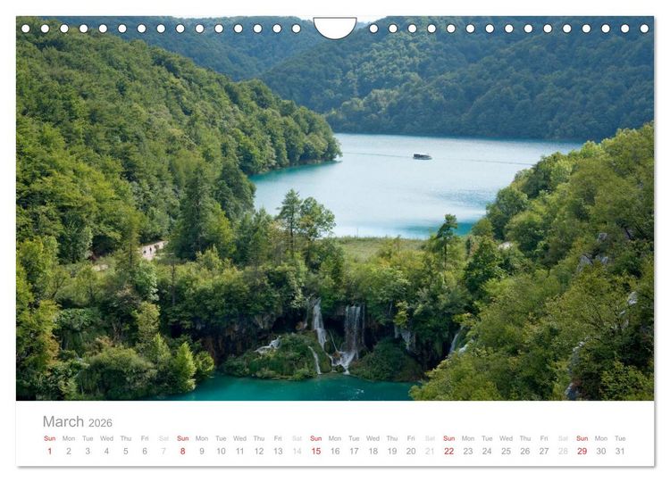 Produktbild: Adriatic Coast Croatia / UK-Version (Wall Calendar 2026 DIN A4 landscape), CALVENDO 12 Month Wall Calendar