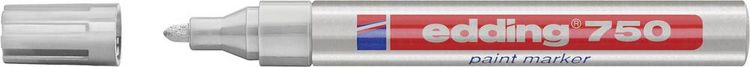 Produktbild: edding Glanzlackmarker 750 silber 2-4mm