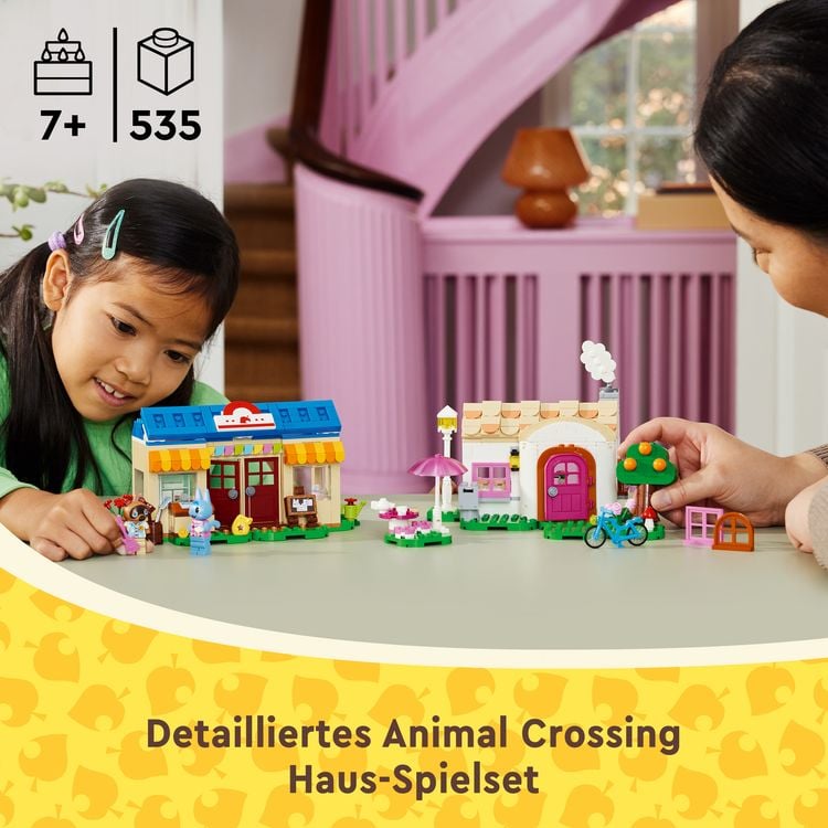 Produktbild: LEGO Animal Crossing 77050 Nooks Laden und Sophies Haus Spielzeug mit Figuren