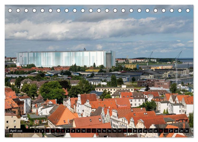 Produktbild: Hansestadt Wismar (Tischkalender 2026 DIN A5 quer), CALVENDO Monatskalender