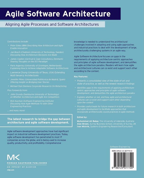 Produktbild: Agile Software Architecture