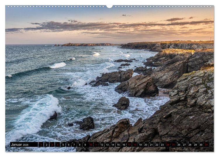 Produktbild: C&ocirc;te Sauvage - Die wilde K&uuml;ste der Bretagne (Wandkalender 2026 DIN A2 quer), CALVENDO Monatskalender