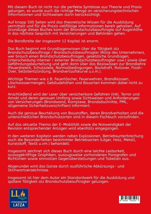 Produktbild: Der Brandschutzbeauftragte in Theorie und Praxis