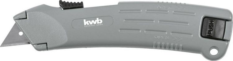 Produktbild: Kwb 015210 Profi Sicherheits-Trapezklingenmesser ,173mm 1St.