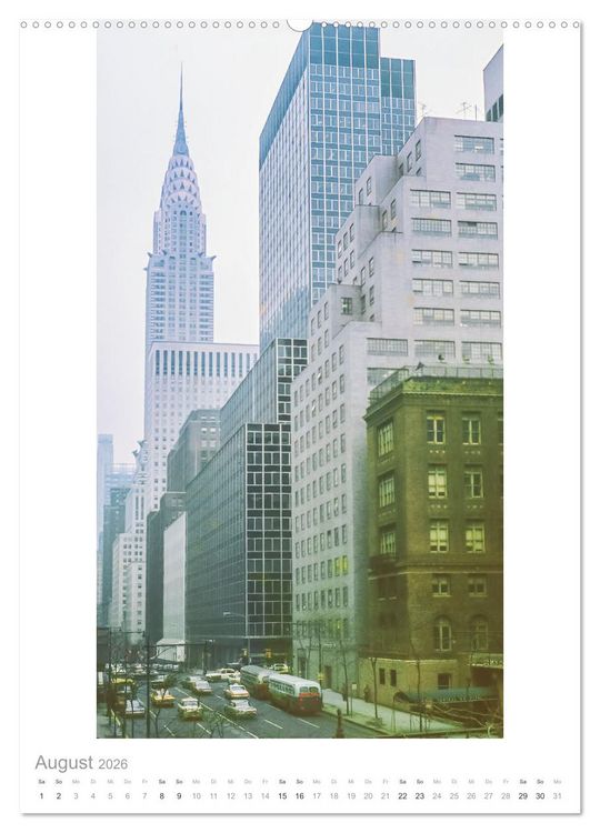 Produktbild: New York City 1963 (Wandkalender 2026 DIN A2 hoch), CALVENDO Monatskalender