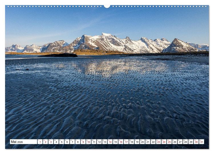 Produktbild: Licht des Nordens - LOFOTEN (Wandkalender 2026 DIN A2 quer), CALVENDO Monatskalender