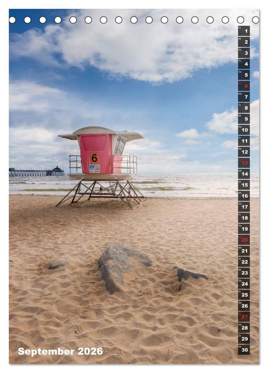 Produktbild: SAN DIEGO K&uuml;stenmetropole mit Flair (Tischkalender 2026 DIN A5 hoch), CALVENDO Monatskalender
