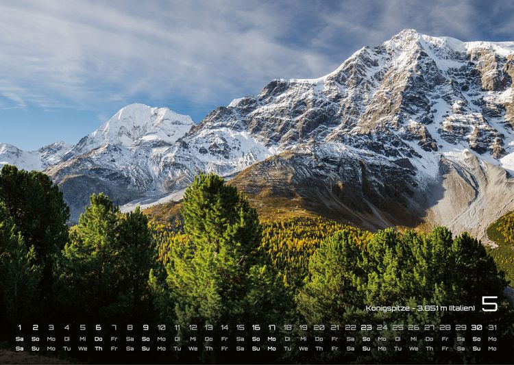 Produktbild: Die Alpen - dem Himmel so nah - 2027 - Kalender DIN A3