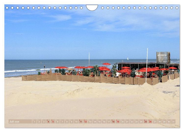 Produktbild: Le Touquet-Paris-Plage - Perle der franz&ouml;sischen Opalk&uuml;ste (Wandkalender 2026 DIN A4 quer), CALVENDO Monatskalender