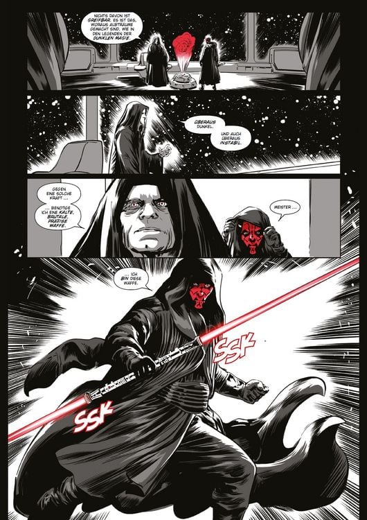 Produktbild: Star Wars Comics: Darth Maul - Schwarz, Wei&szlig; & Rot Deluxe
