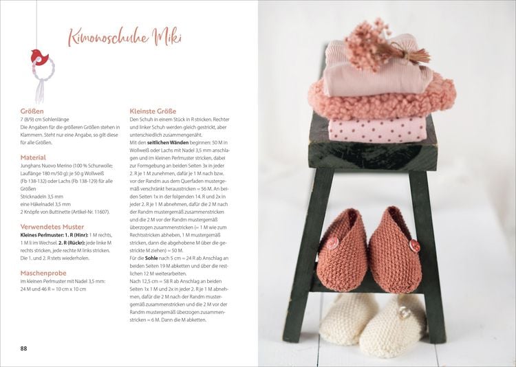 Produktbild: S&uuml;&szlig;e Babysch&uuml;hchen stricken
