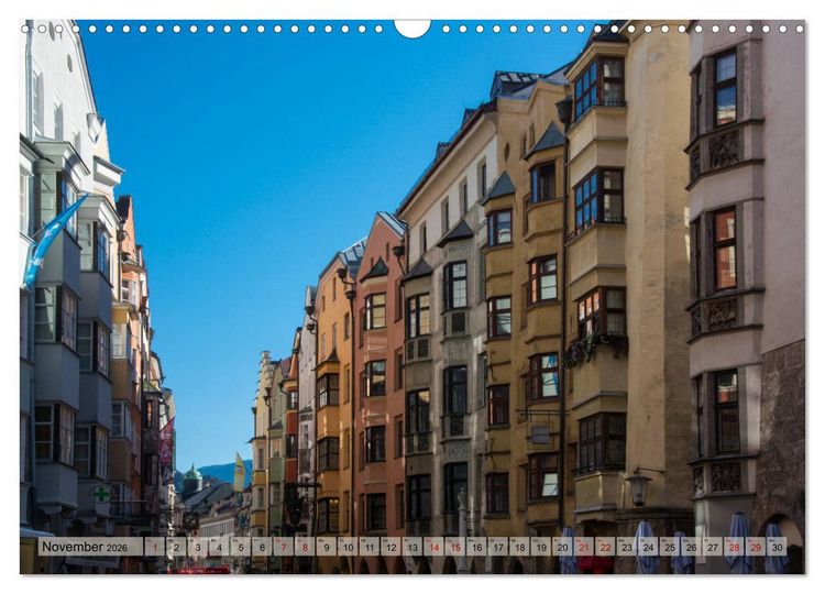 Produktbild: Innsbruck - Die Stadt im Herzen der Alpen (Wandkalender 2026 DIN A3 quer), CALVENDO Monatskalender