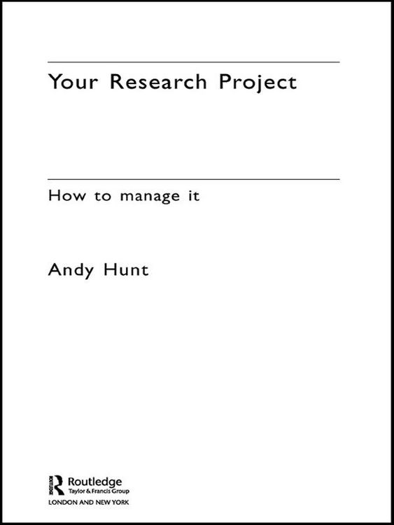 Produktbild: Your Research Project