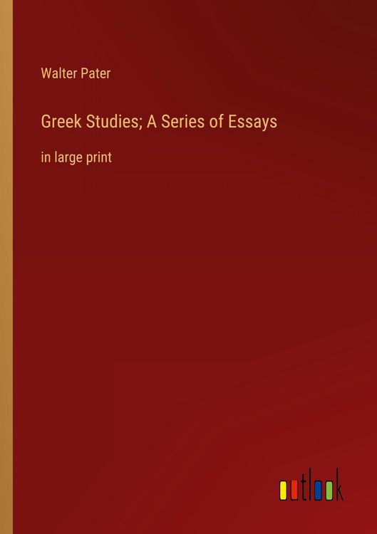 Produktbild: Greek Studies; A Series of Essays
