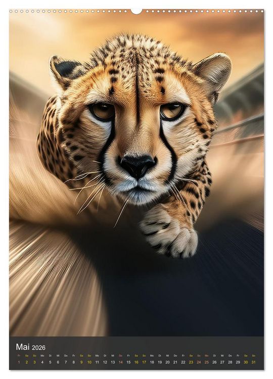 Produktbild: Crazy Safari (hochwertiger Premium Wandkalender 2026 DIN A2 hoch), Kunstdruck in Hochglanz