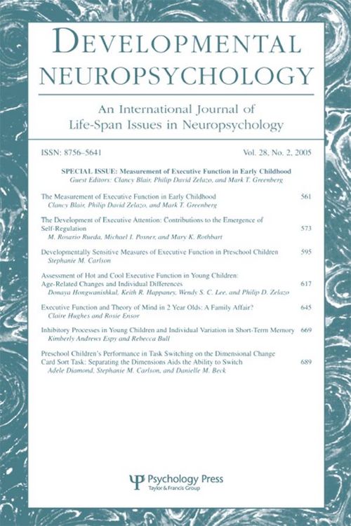 Produktbild: Measurement of Executive Function in Early Childhood