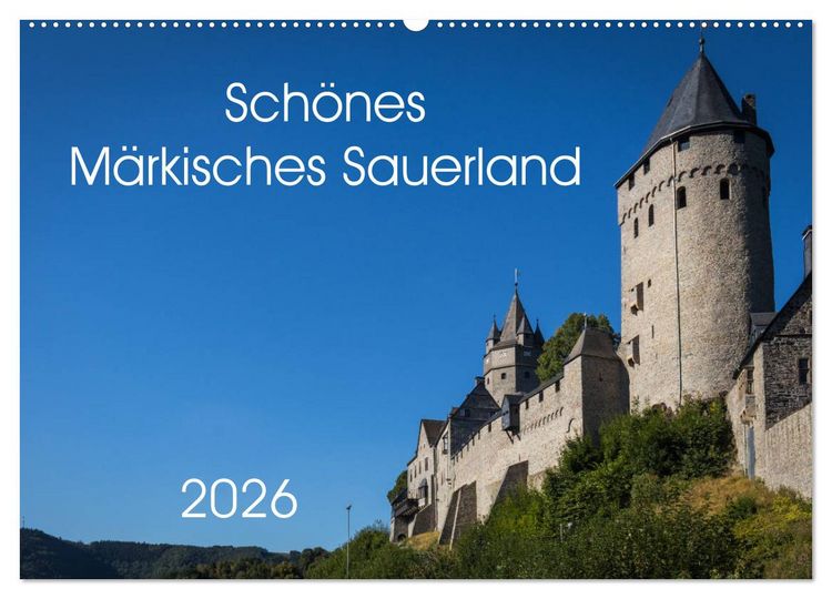 Produktbild: Sch&ouml;nes M&auml;rkisches Sauerland (Wandkalender 2026 DIN A2 quer), CALVENDO Monatskalender