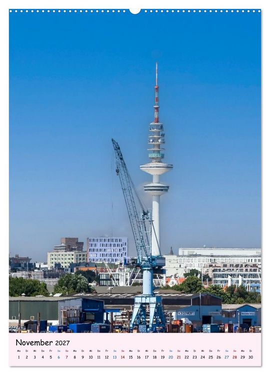 Produktbild: Hamburg &ndash; Wo eine Weltstadt auf Wasser trifft (hochwertiger Premium Wandkalender 2027 DIN A2 hoch), Kunstdruck in Hochglanz