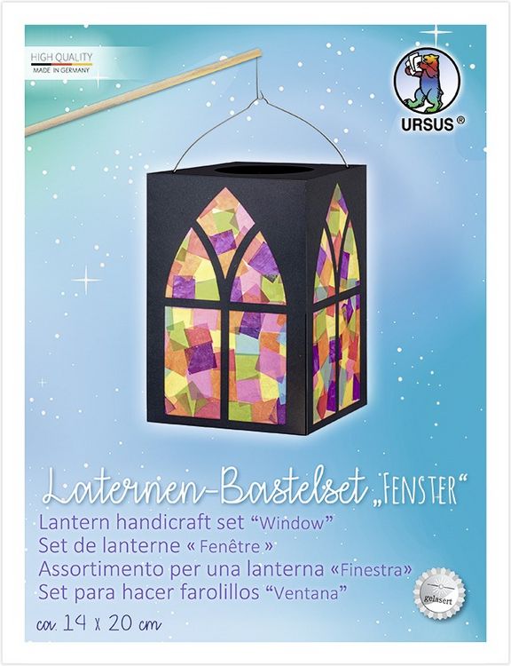 Produktbild: URSUS Laternen-Bastelset "Fenster"