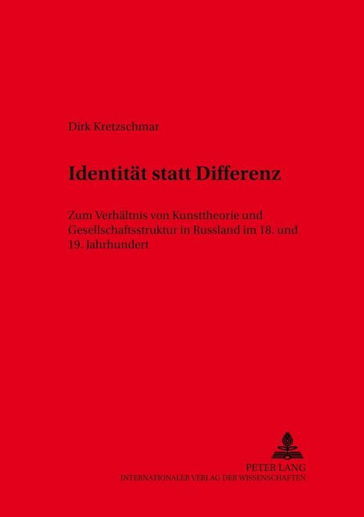 Produktbild: Identit&auml;t statt Differenz