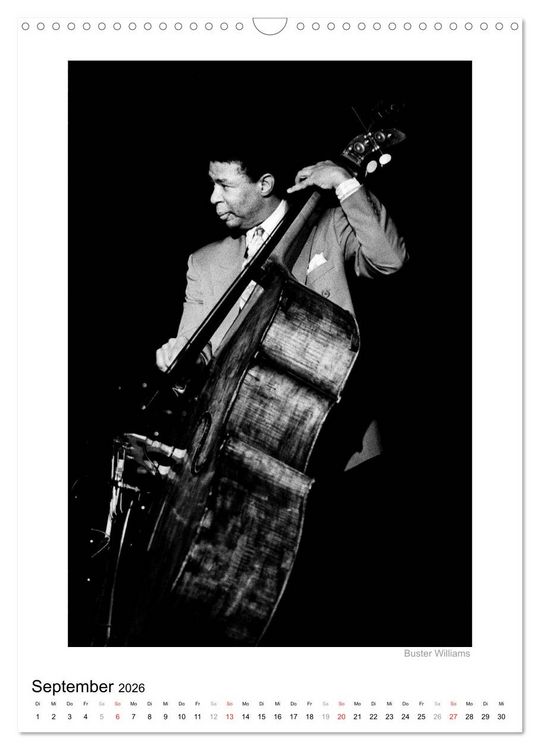 Produktbild: Jazzsound (Wandkalender 2026 DIN A3 hoch), CALVENDO Monatskalender