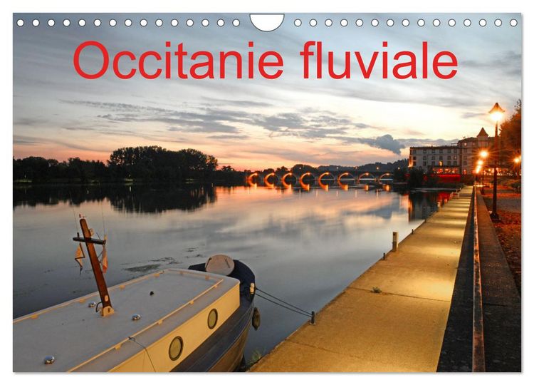 Produktbild: Occitanie fluviale (Calendrier mural 2026 DIN A4 vertical), CALVENDO calendrier mensuel