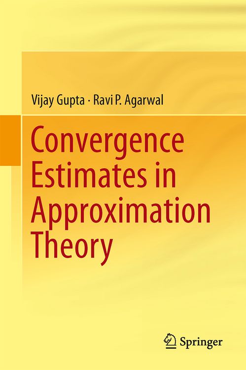 Produktbild: Convergence Estimates in Approximation Theory