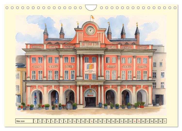 Produktbild: Entlang der deutschen Ostseek&uuml;ste (Wandkalender 2026 DIN A4 quer), CALVENDO Monatskalender