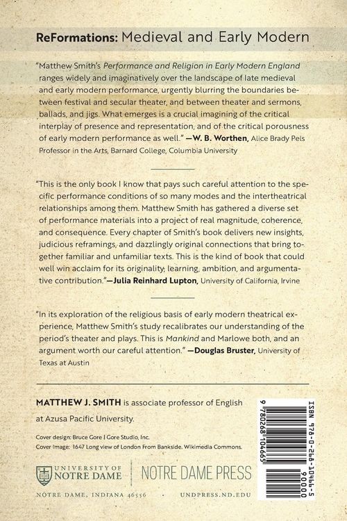 Produktbild: Performance and Religion in Early Modern England