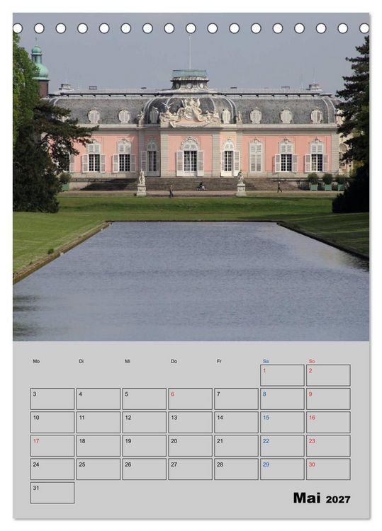 Produktbild: D&uuml;sseldorfer Burgen und Schl&ouml;sser (Tischkalender 2027 DIN A5 hoch), CALVENDO Monatskalender