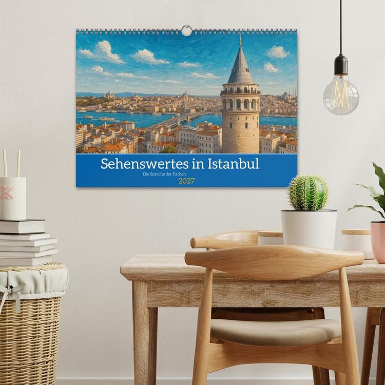 Produktbild: Sehenswertes in Istanbul - Die Sprache der Farben (Wandkalender 2027 DIN A3 quer), CALVENDO Monatskalender
