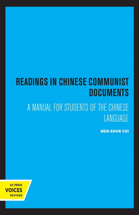 Produktbild: Readings in Chinese Communist Documents