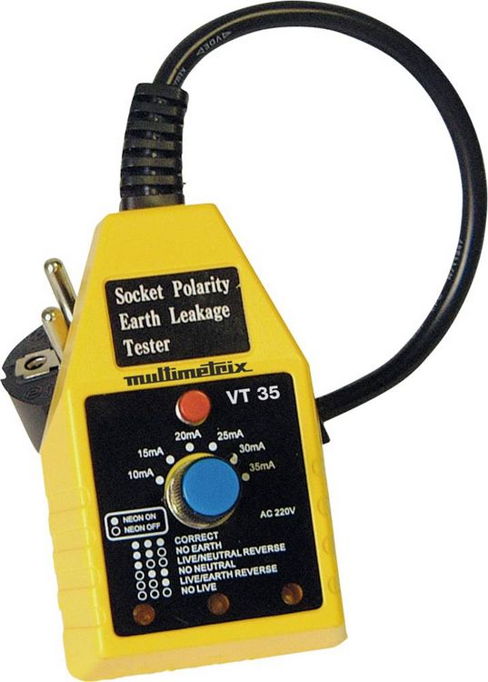 Produktbild: Multimetrix VT 35 FI-Schnelltester CAT II 250V LED