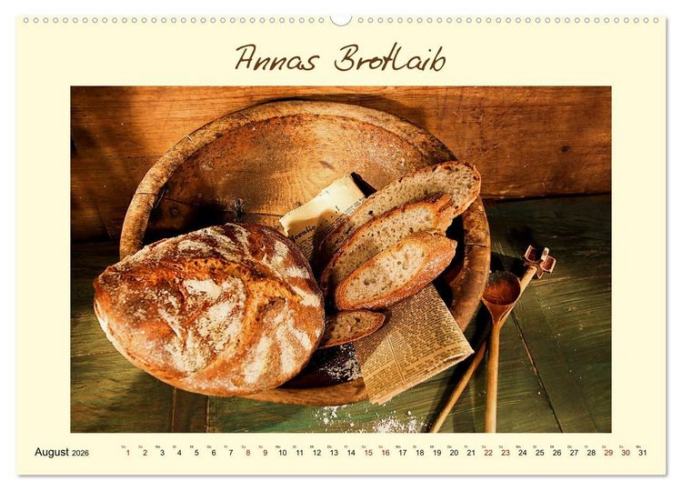 Produktbild: Mein liebstes Brot (hochwertiger Premium Wandkalender 2026 DIN A2 quer), Kunstdruck in Hochglanz