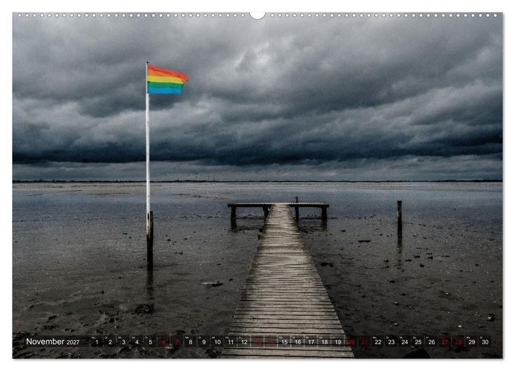 Produktbild: Bis zum Horizont. Der Himmel &uuml;ber Norddeutschland. (Wandkalender 2027 DIN A2 quer), CALVENDO Monatskalender