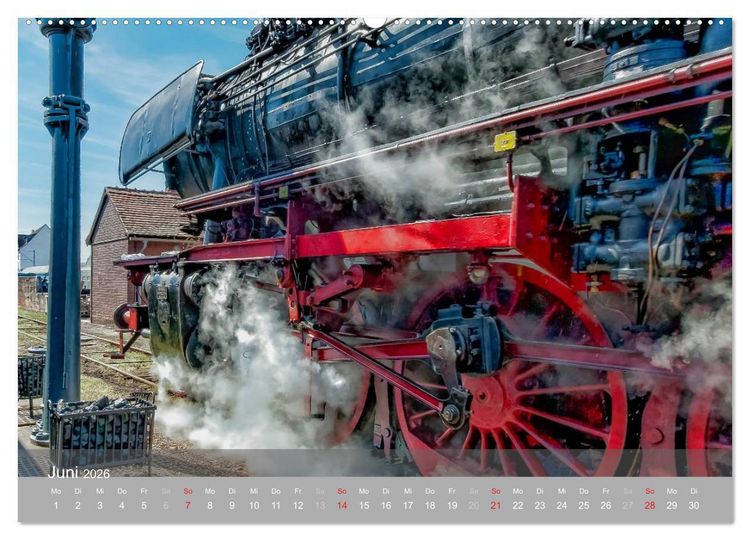 Produktbild: F&uuml;r Liebhaber des Dampfes (Wandkalender 2026 DIN A2 quer), CALVENDO Monatskalender