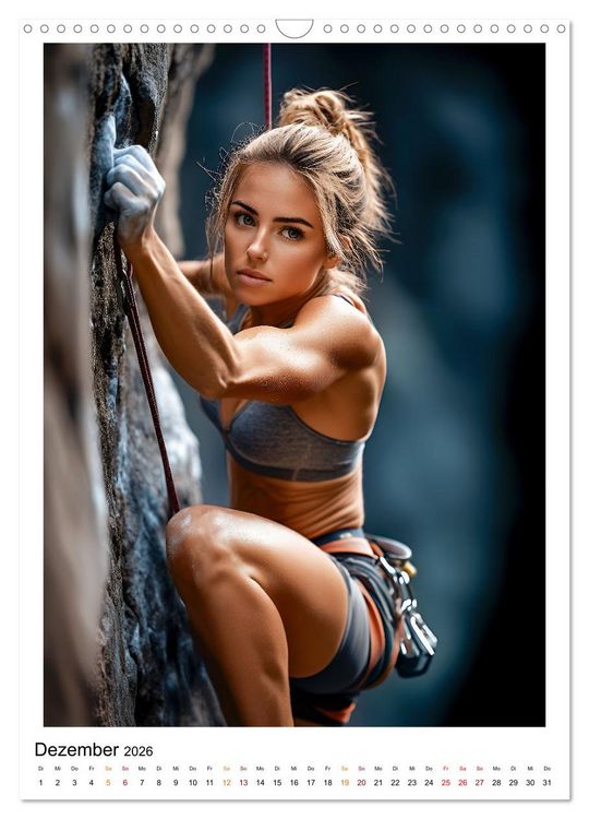 Produktbild: Klettern - cooler Sport (Wandkalender 2026 DIN A3 hoch), CALVENDO Monatskalender