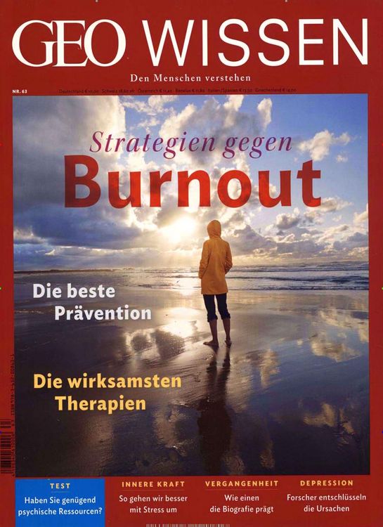 Produktbild: GEO Wissen 63/2019 - Strategien gegen Burnout