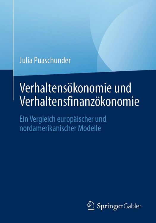 Produktbild: Verhaltens&ouml;konomie und Verhaltensfinanz&ouml;konomie