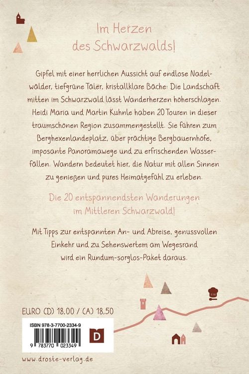 Produktbild: Schwarzwald - die Mitte. Wandern für die Seele