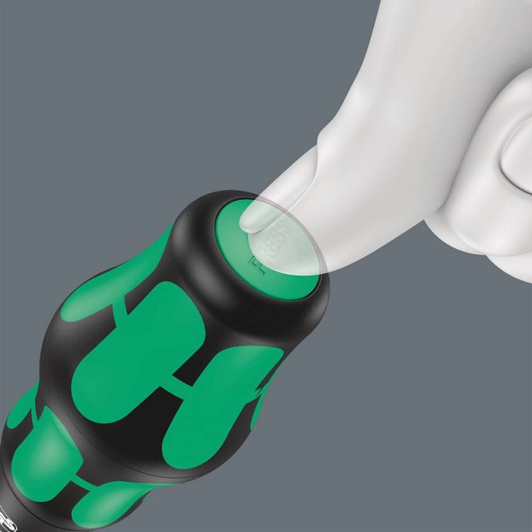 Produktbild: Wera Kompakt Turbo Imperial 1 05057483001 Bit-Set 19teilig 1/4\" (6.3 mm) inkl. Bithalter-Schraubendreher, inkl. Drehmoment-Adapter
