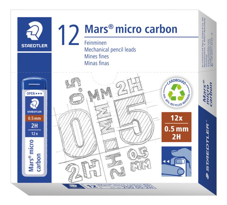Produktbild: STAEDTLER Feinmine, Filmmine Feinmine Mars&reg; micro carbon 250