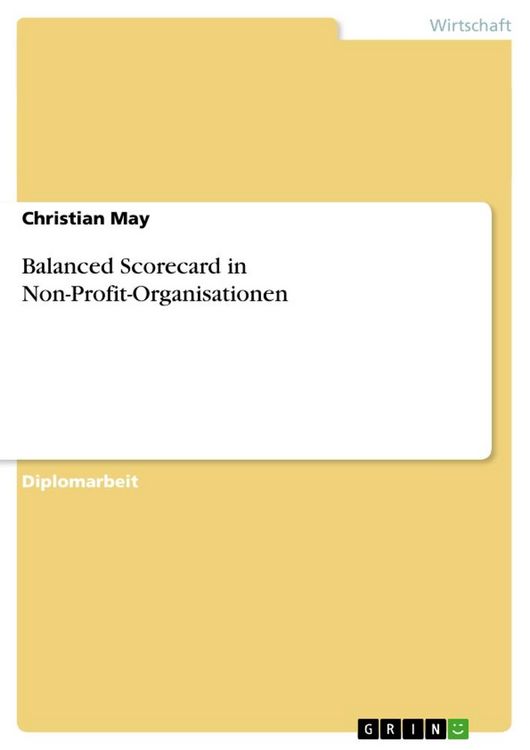Produktbild: Balanced Scorecard in Non-Profit-Organisationen